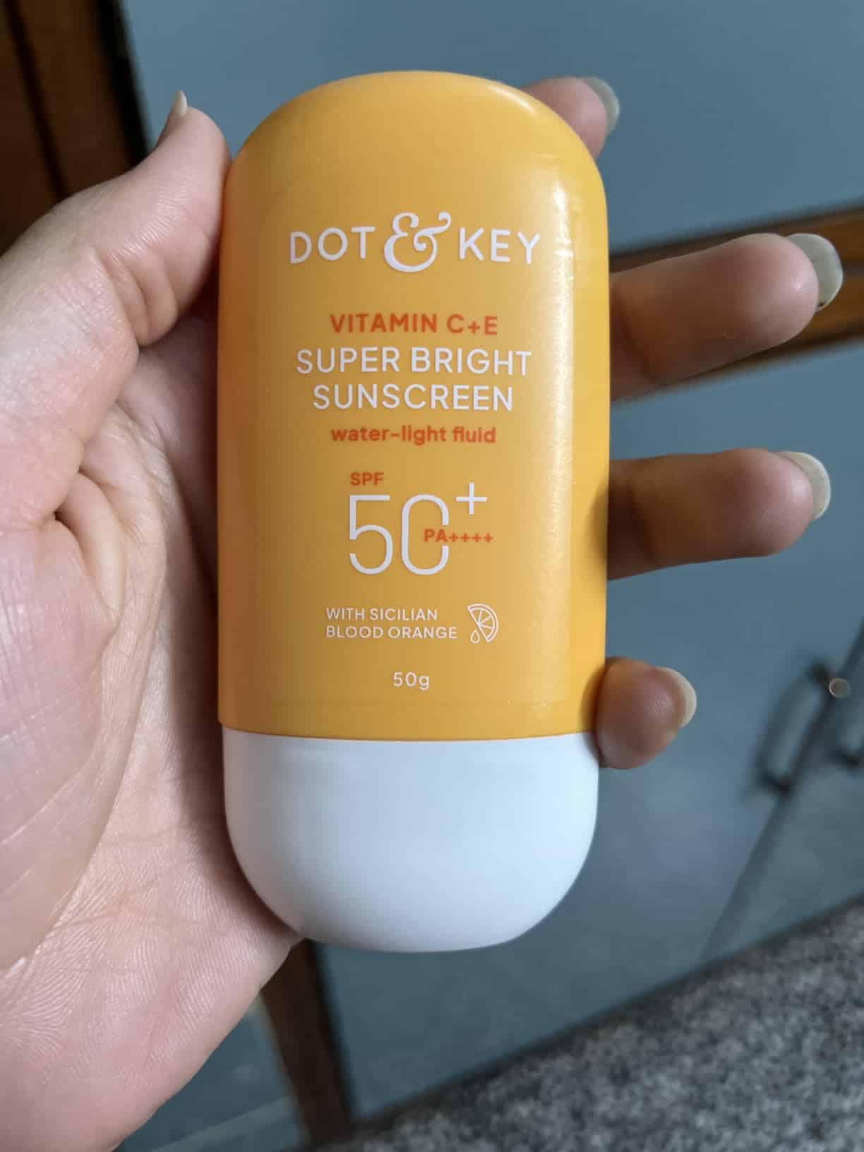 Packing of sunscreen as shared by a user.